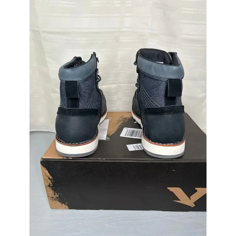 Territory Mack 2.0 Cap Moc Toe Ankle Boots Black Mens Sz 11.5 Wide